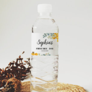 Bin Vattenflaska etikett Födelsedagshusare