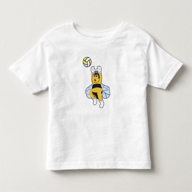 Bin vid Volleyball Sports T Shirt (Framsida)