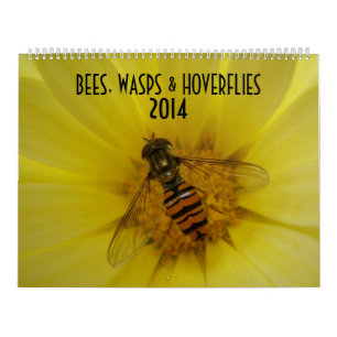 Bin Wasps and Hoverlies 2014 Calendar Kalender