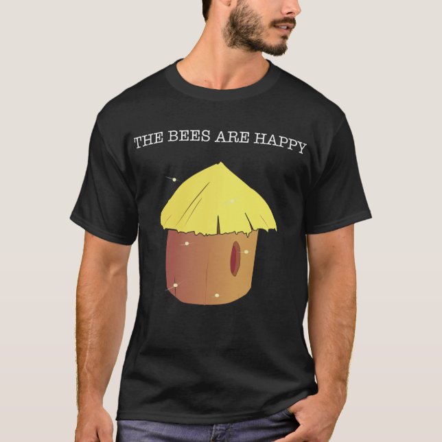 Bina är Lycklig Valheim T Shirt (Framsida)