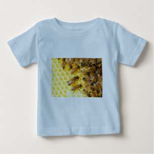 Bina Binas Bihåla Honung Kaka Söt Efterrätt Gul T Shirt