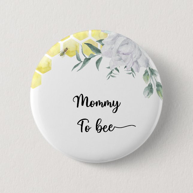 Bina blommig. Blivande mamma  Knapp (Framsida)
