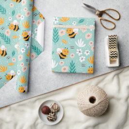 Bina Blommor Löv  Presentpapper