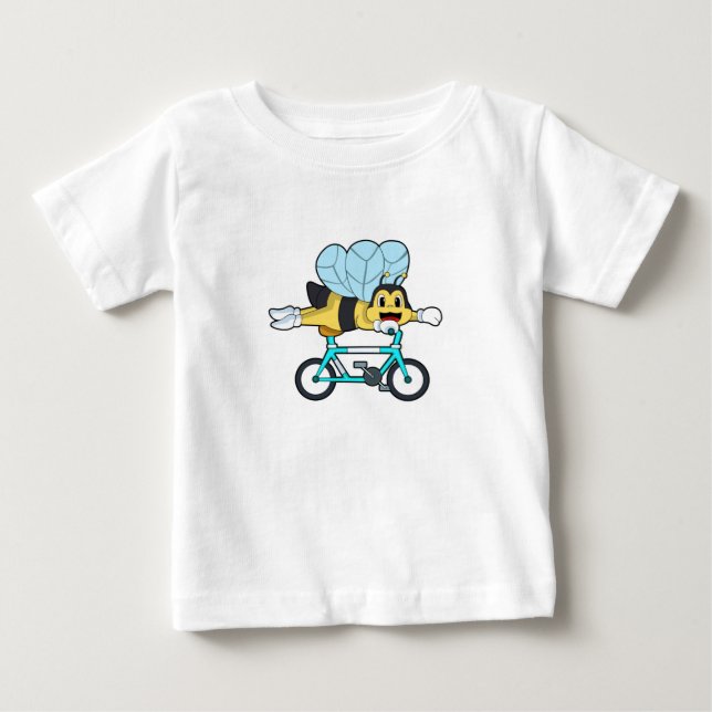 Bina med cykel t shirt (Framsida)
