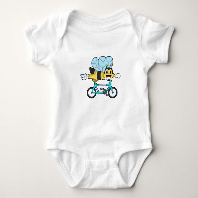 Bina med cykel t shirt (Framsida)