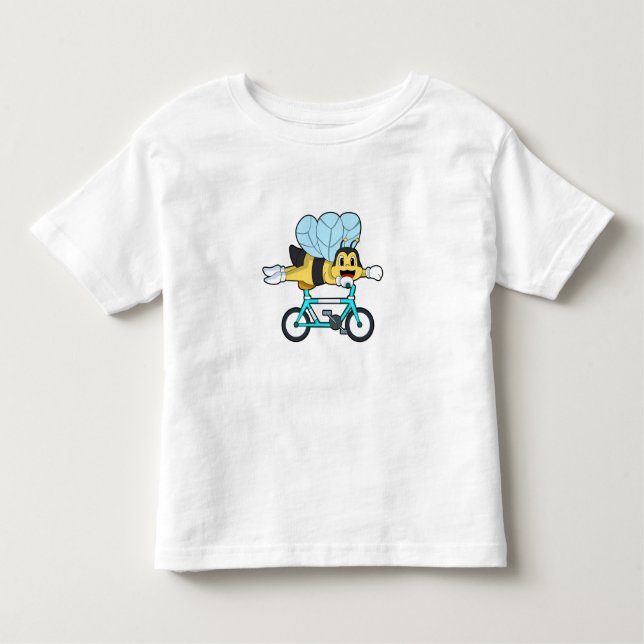 Bina med cykel t shirt (Framsida)
