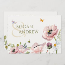 Bina med estetisk blommigt bröllop