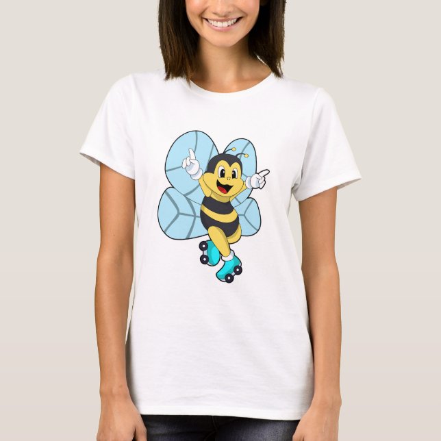 Bina med rullskridskor t shirt (Framsida)