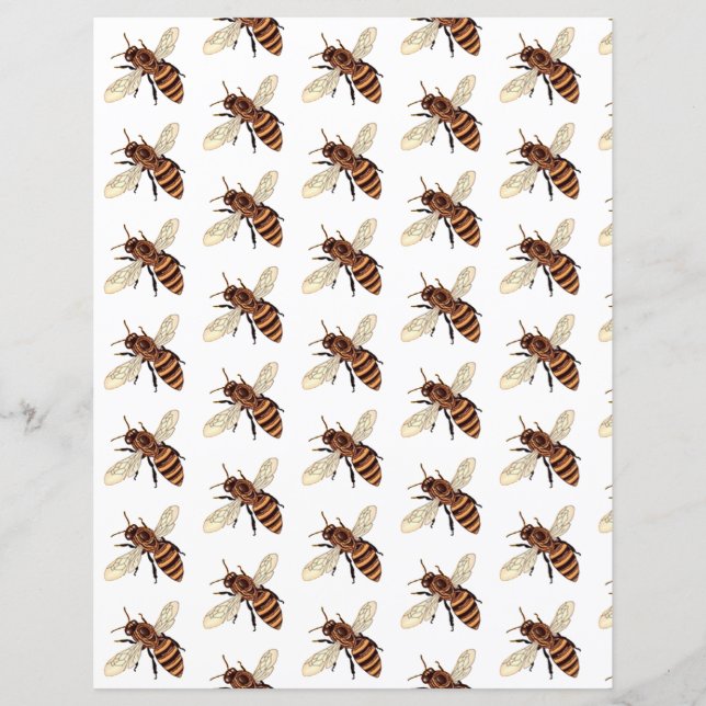 Bina mönster scrapbookpapper (Framsida)