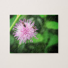 Bina på en Tistel Avslappnande Egenvård Pussel