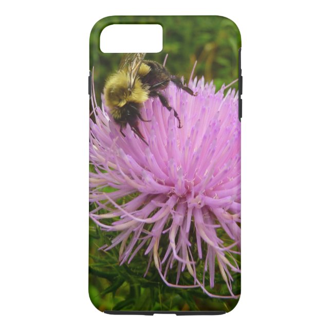 Bina på Tistelblomma Natur Case-Mate iPhone Skal (Baksida)