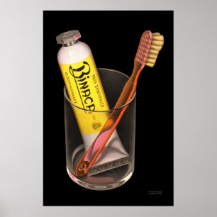 Binaca-tandkräm Poster