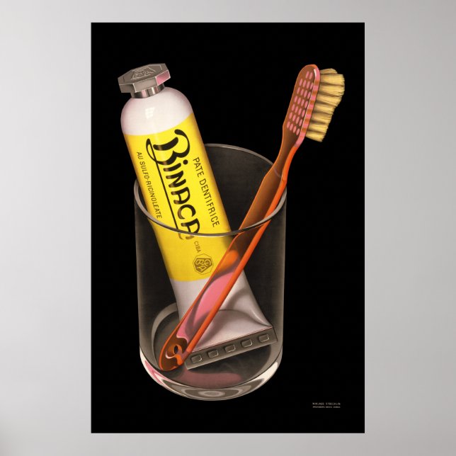 Binaca-tandkräm Poster (Framsidan)