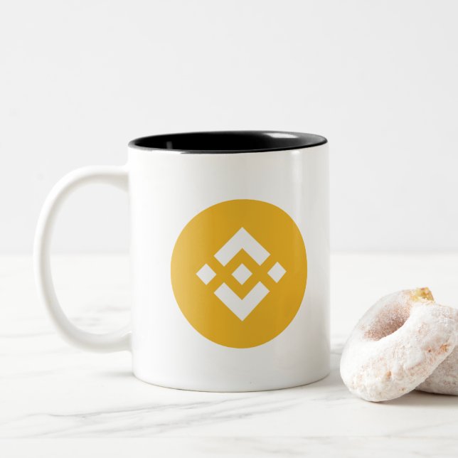 Binance BNB Två-Tonad Mugg (Med munk)