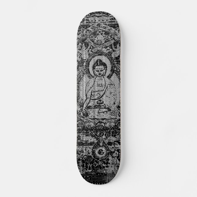Binär Buddha Skateboard Bräda 20,5 Cm (Framsida)