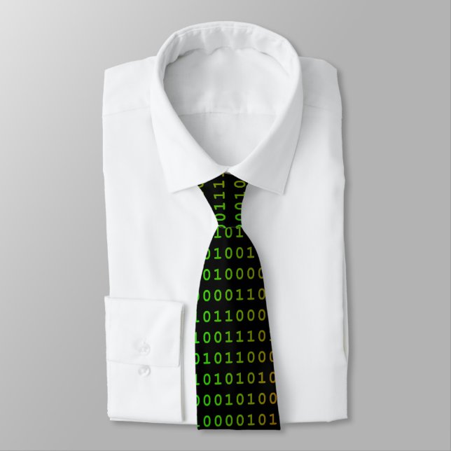 Binär Grönt och Red Neck Tie Slips (Bunden)