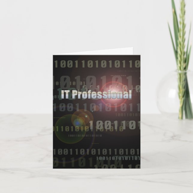 Binär IT-Professionell Kort (Framsida)