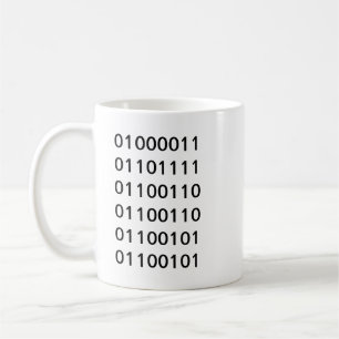 Binär kaffe kaffemugg