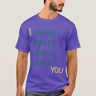 BINÄR KÄRLEK familj T Shirt