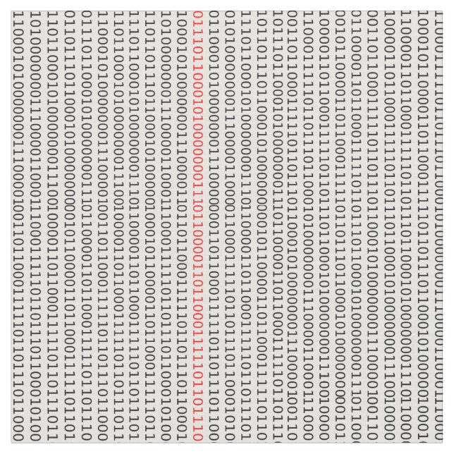 Binär koddator Ingenjör Tyg (Närbild)