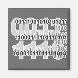 binär koddesign magnet