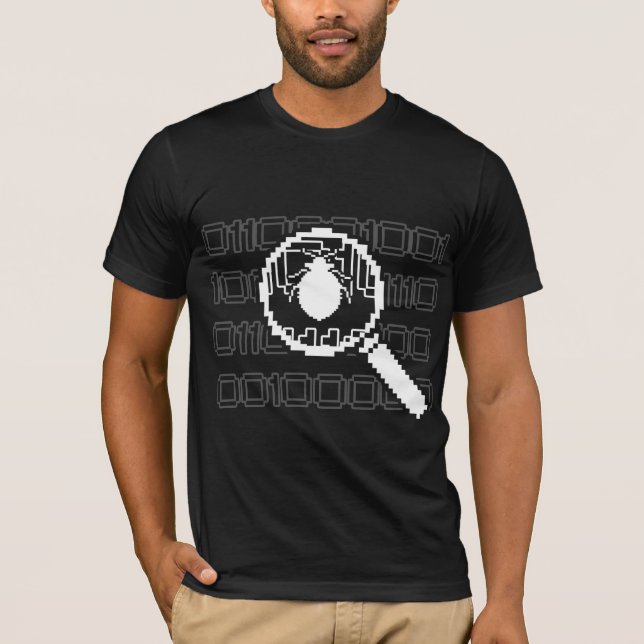 Binär & kryp genomträngningsTester (endast) som är Tee (Framsida)