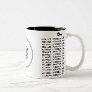Binär ledar- programmerare kodifierar © AH2009 Två-Tonad Mugg