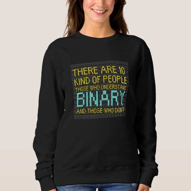 Binär programmeringskodningsutvecklare t shirt (Framsida)