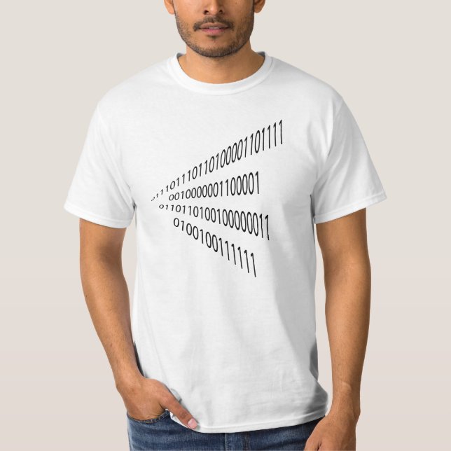 Binär T-tröja T-shirt (Framsida)
