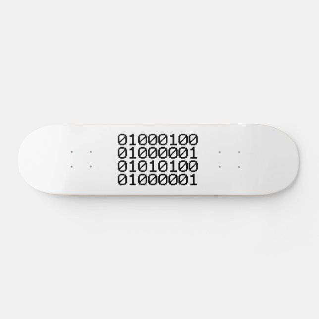 BINÄRA DATA MINI SKATEBOARD BRÄDA 18,5 CM (Horz)
