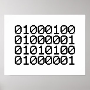 BINÄRA DATA POSTER