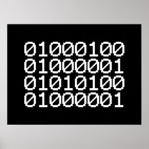BINÄRA DATA POSTER