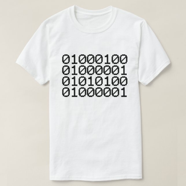 BINÄRA DATA T SHIRT (Design framsida)