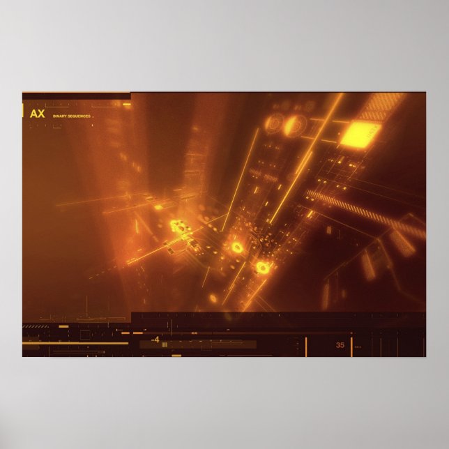 Binära sekvenser poster (Framsidan)