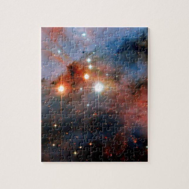 Binära stjärnor WR 25 och Tr16-244 - Hubble Space  Pussel (Vertikal)