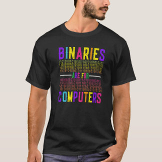 Binärer Är För Datorer Lesbisk Gay Bisexuell Pr T Shirt