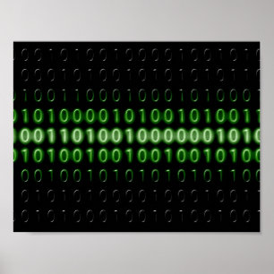 binärkod-475664 BINARY CODE COMPUTERWORLD COMPU Poster