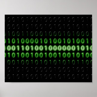 binärkod-475664 BINARY CODE COMPUTERWORLD COMPU Poster