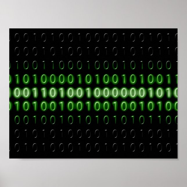 binärkod-475664 BINARY CODE COMPUTERWORLD COMPU Poster (Framsidan)