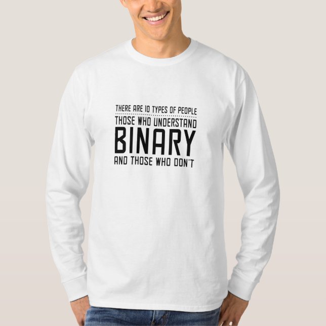 Binärt folk tee shirt (Framsida)