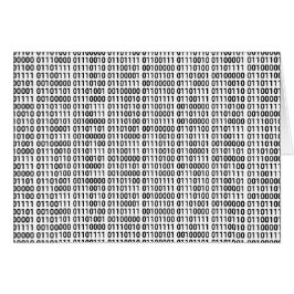 Binärt: Jag älskar för att programmera Hälsningskort