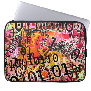 Binärt kodifiera laptop sleeve