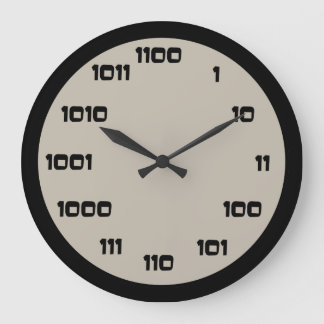 Binärt kodifiera tar tid på stor klocka