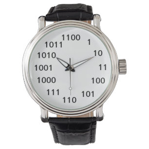 Binärt numrera klockan armbandsur