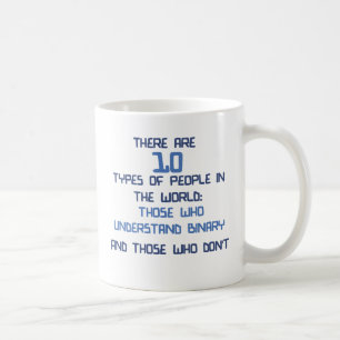 binärt skämt kaffemugg