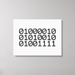 BINARY BRO CANVASTRYCK