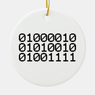 BINARY BRO JULGRANSPRYDNAD KERAMIK