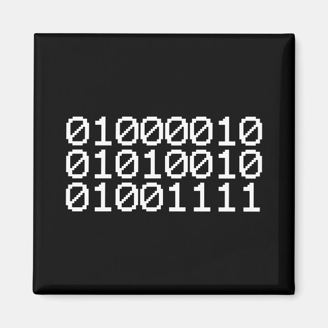 BINARY BRO MAGNET (Framsidan)