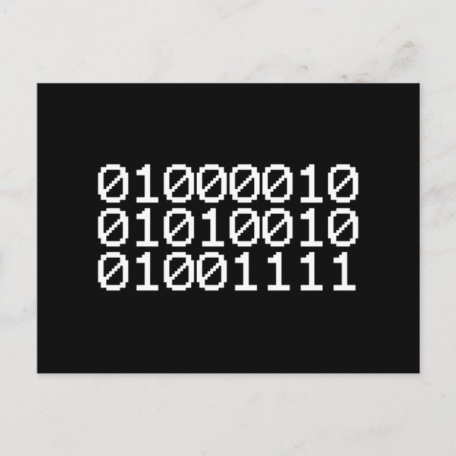 BINARY BRO VYKORT (Framsida)