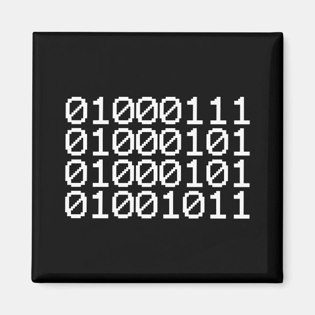 BINARY GEEK MAGNET (Framsidan)